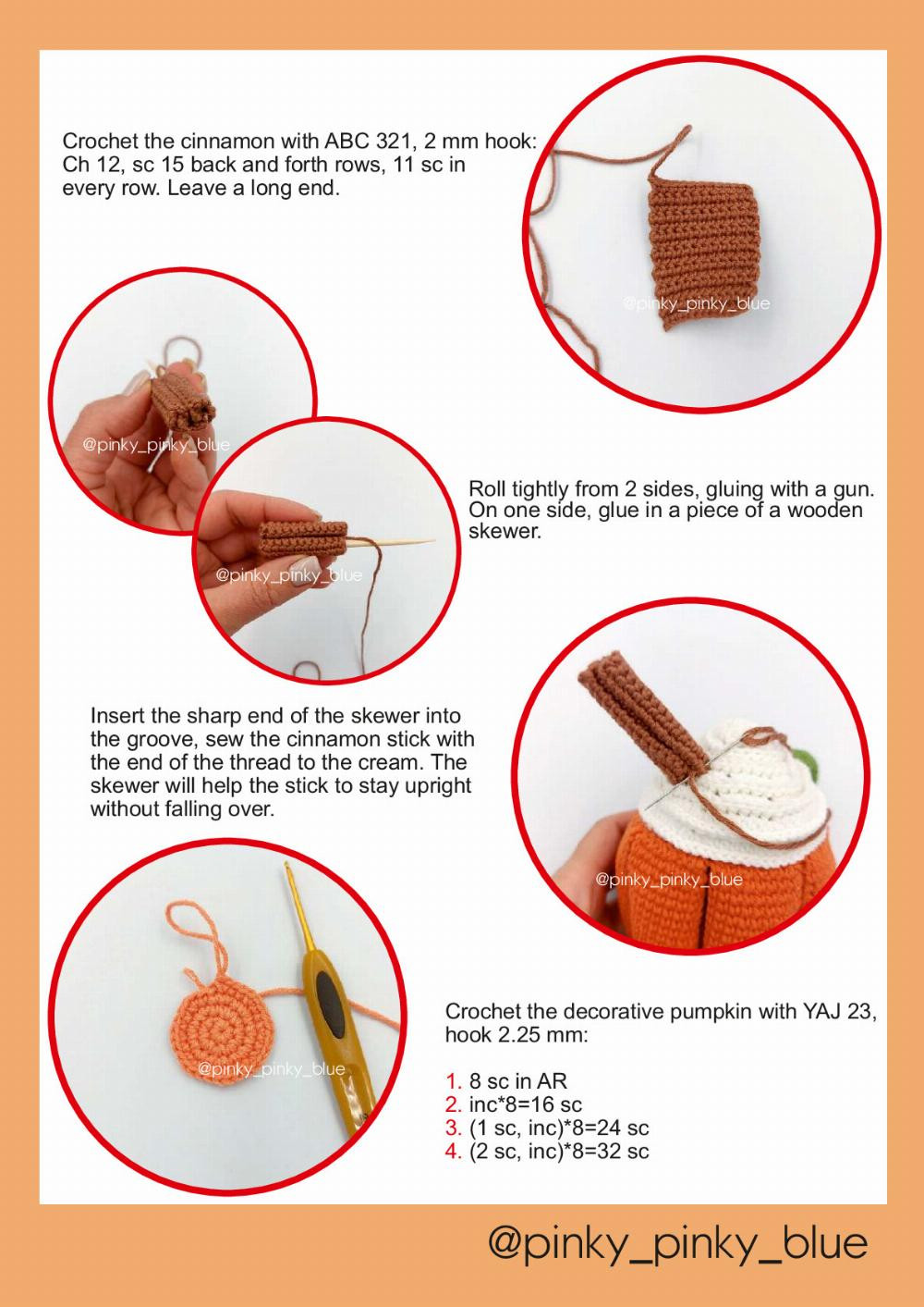 Pumpkin Spice Treats Crochet pattern