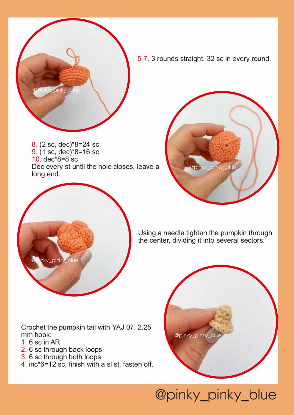 Pumpkin Spice Treats Crochet pattern