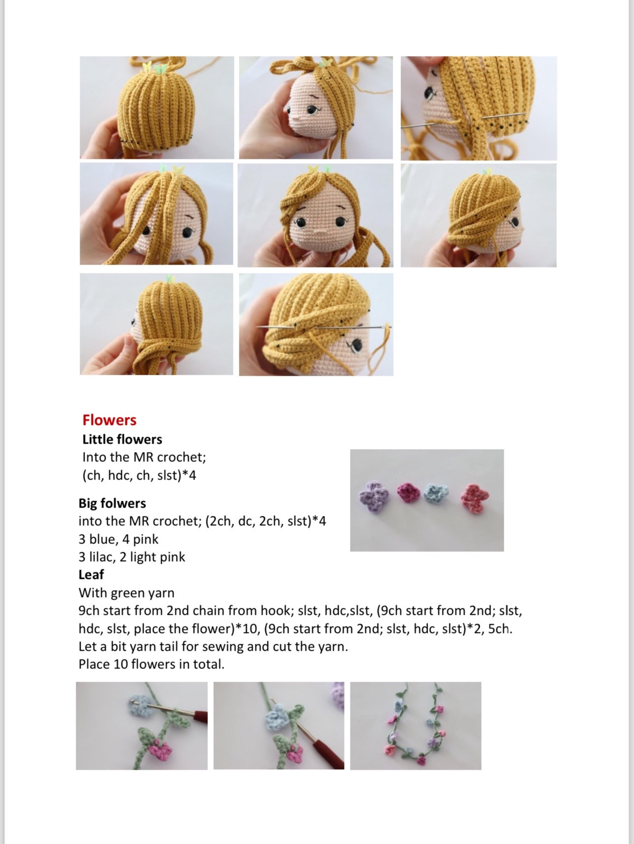 rapunzel english pattern