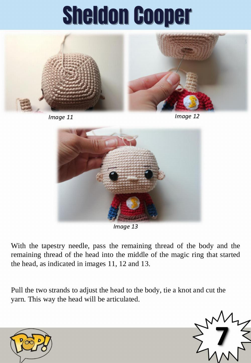 sheldon cooper doll crochet pattern