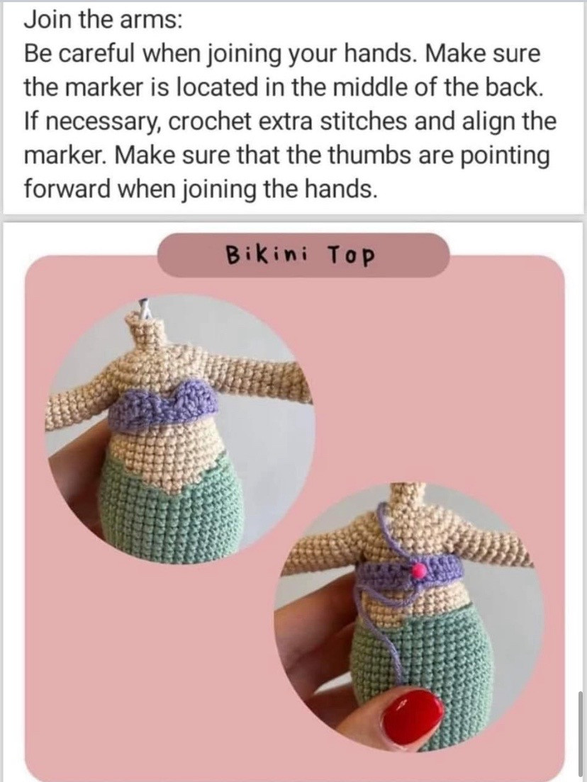 sirena mermaid crochet pattern