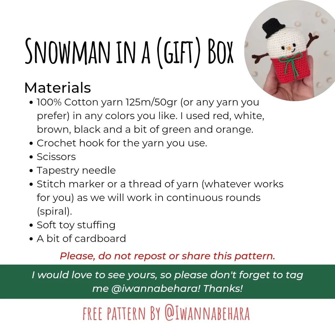 snowman in a gift box