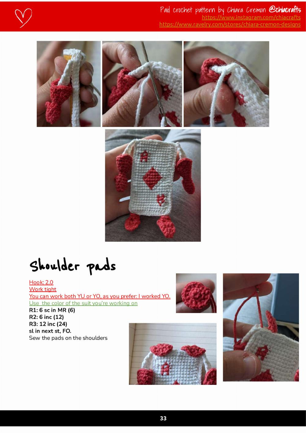 Soldier Cards Crochet Pattern