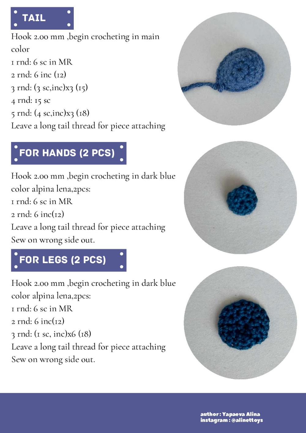 STITCH crochet pattern with a chick