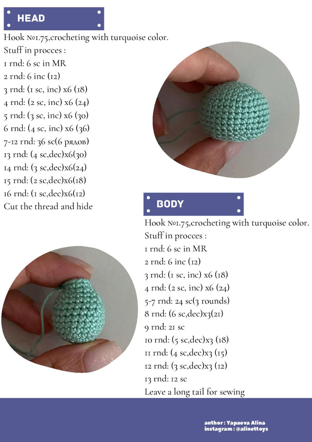 STITCH crochet pattern with a chick