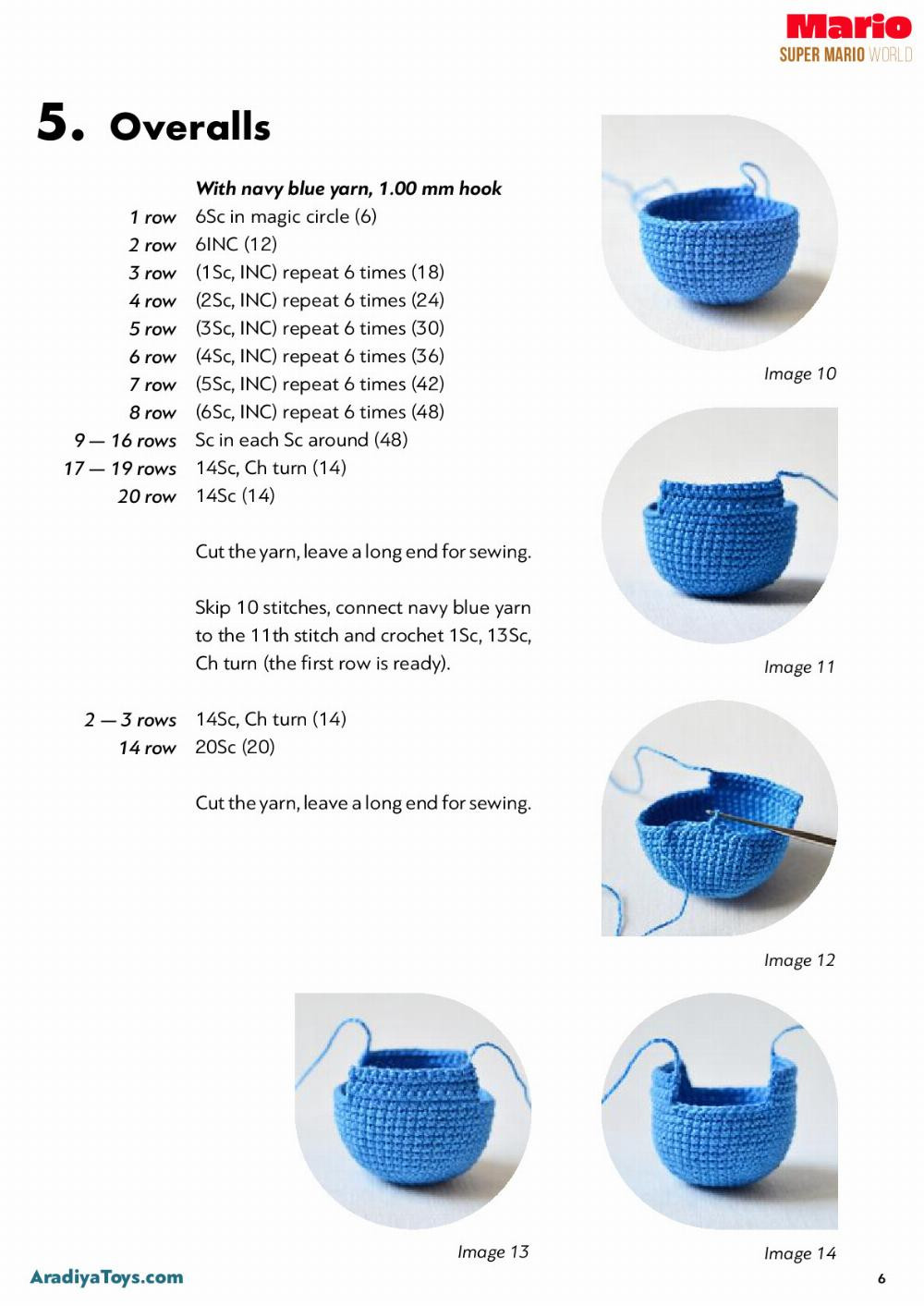 Super mario world Crochet pattern