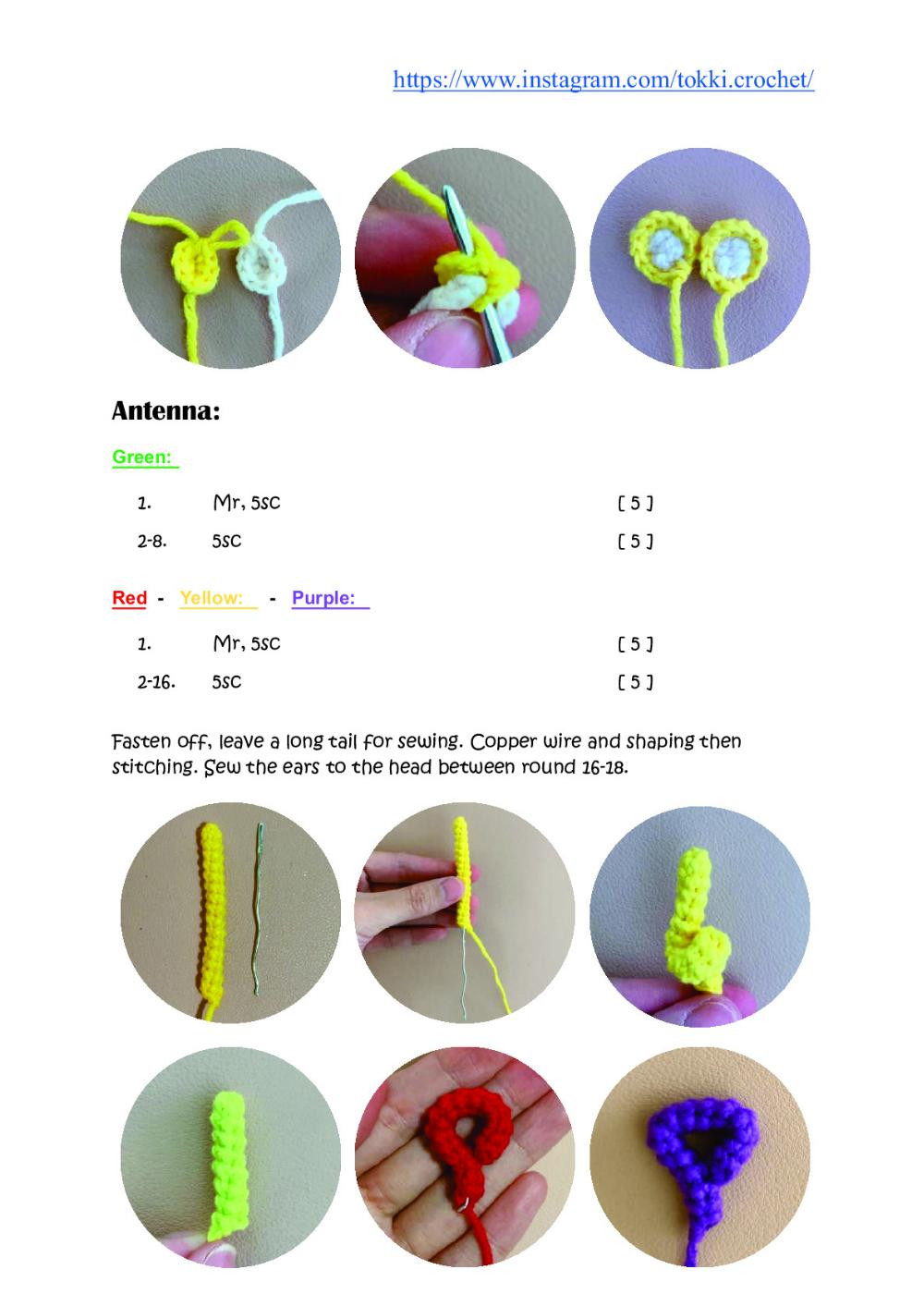 Teletubbies crochet pattern