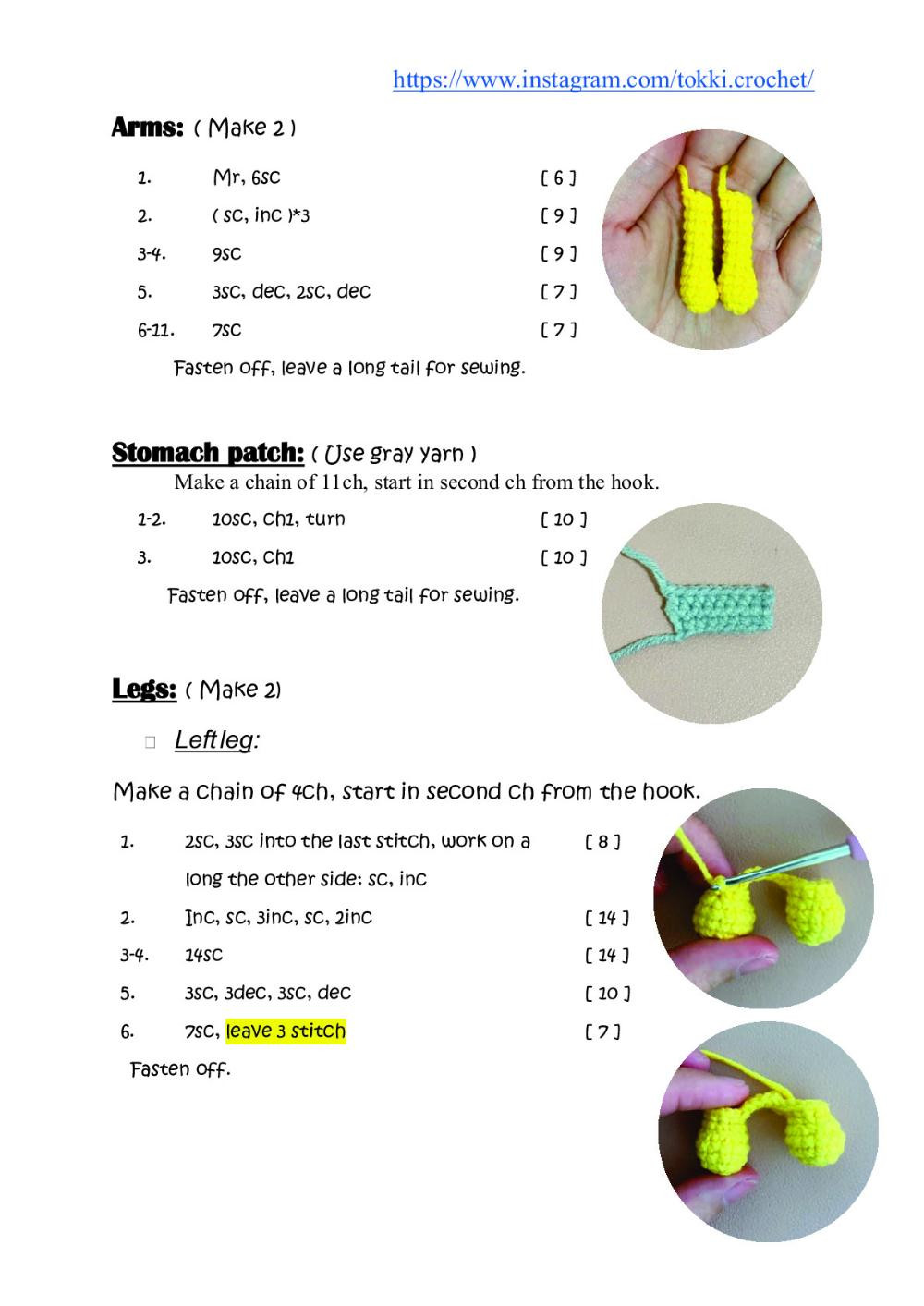 Teletubbies crochet pattern