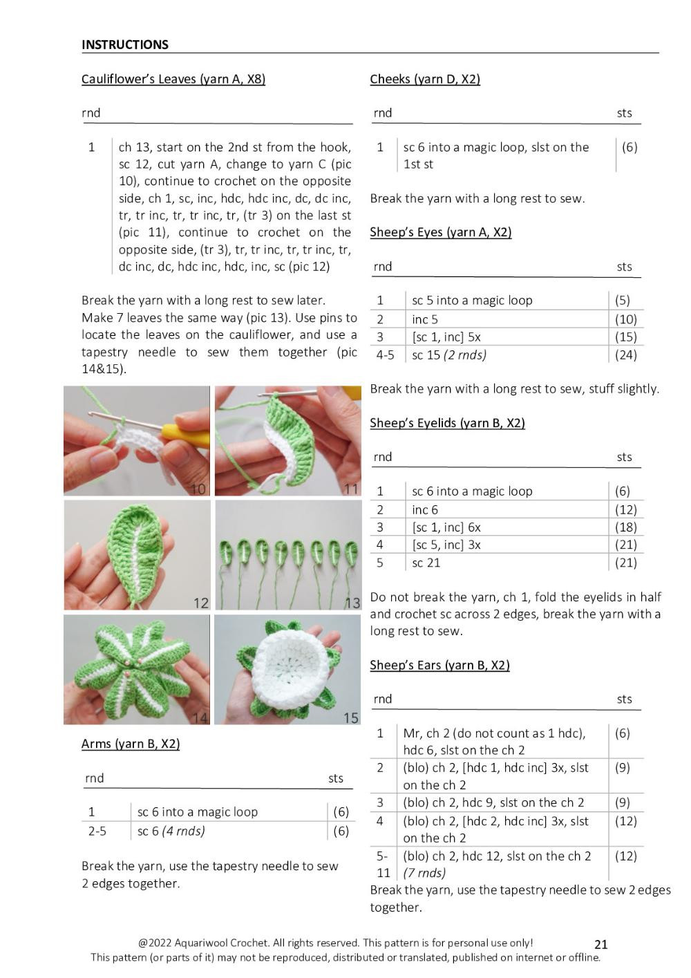 THE CARROT BUNNY crochet pattern