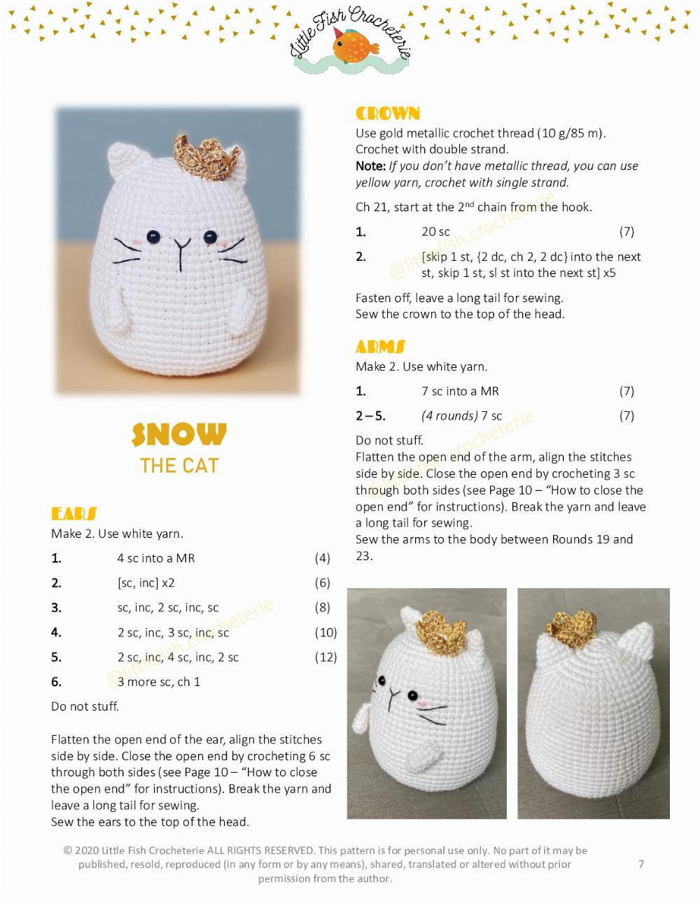 THE CHUBBY CLUB Crochet Pattern