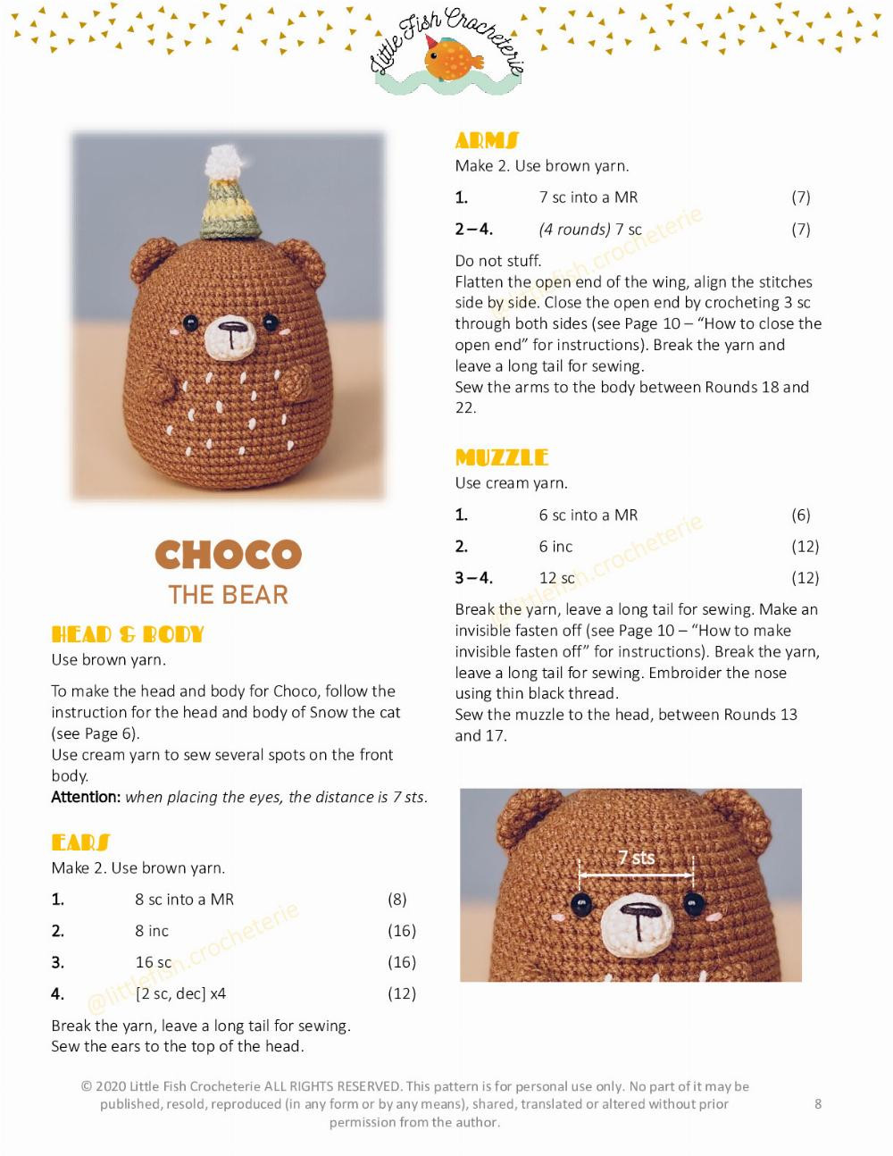 THE CHUBBY CLUB Crochet Pattern