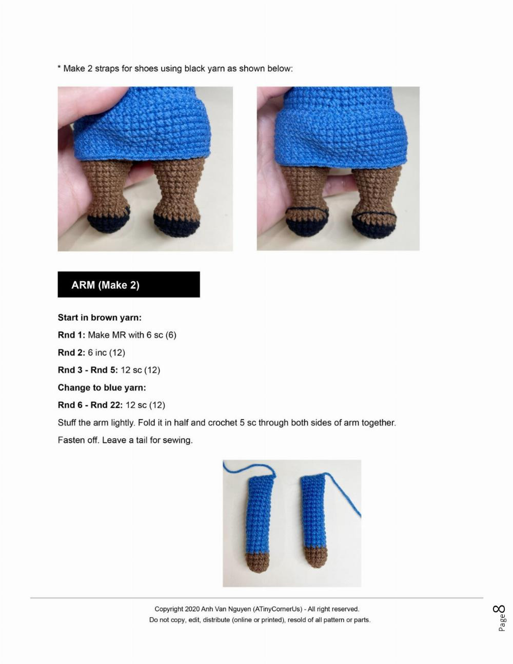 the female doctor bear crochet pattern