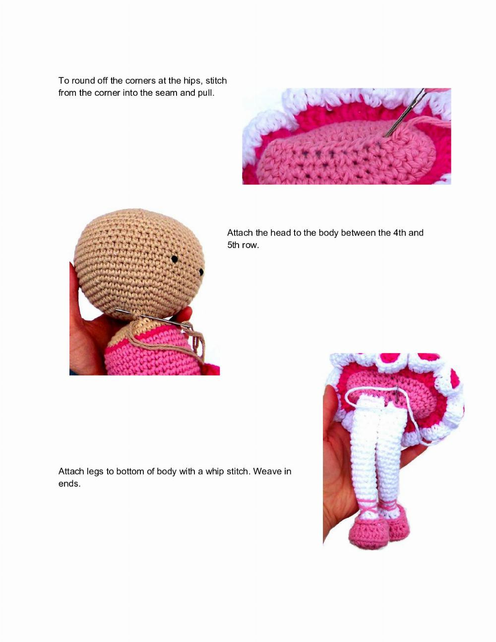 Tootylou Crochet Ballerina Doll Pattern