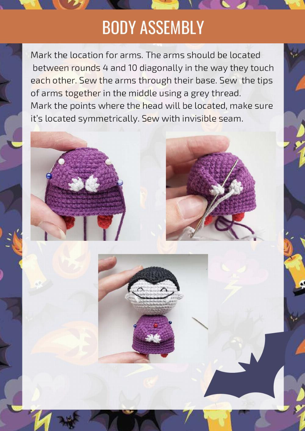 VAMPIRE Crochet toy pattern