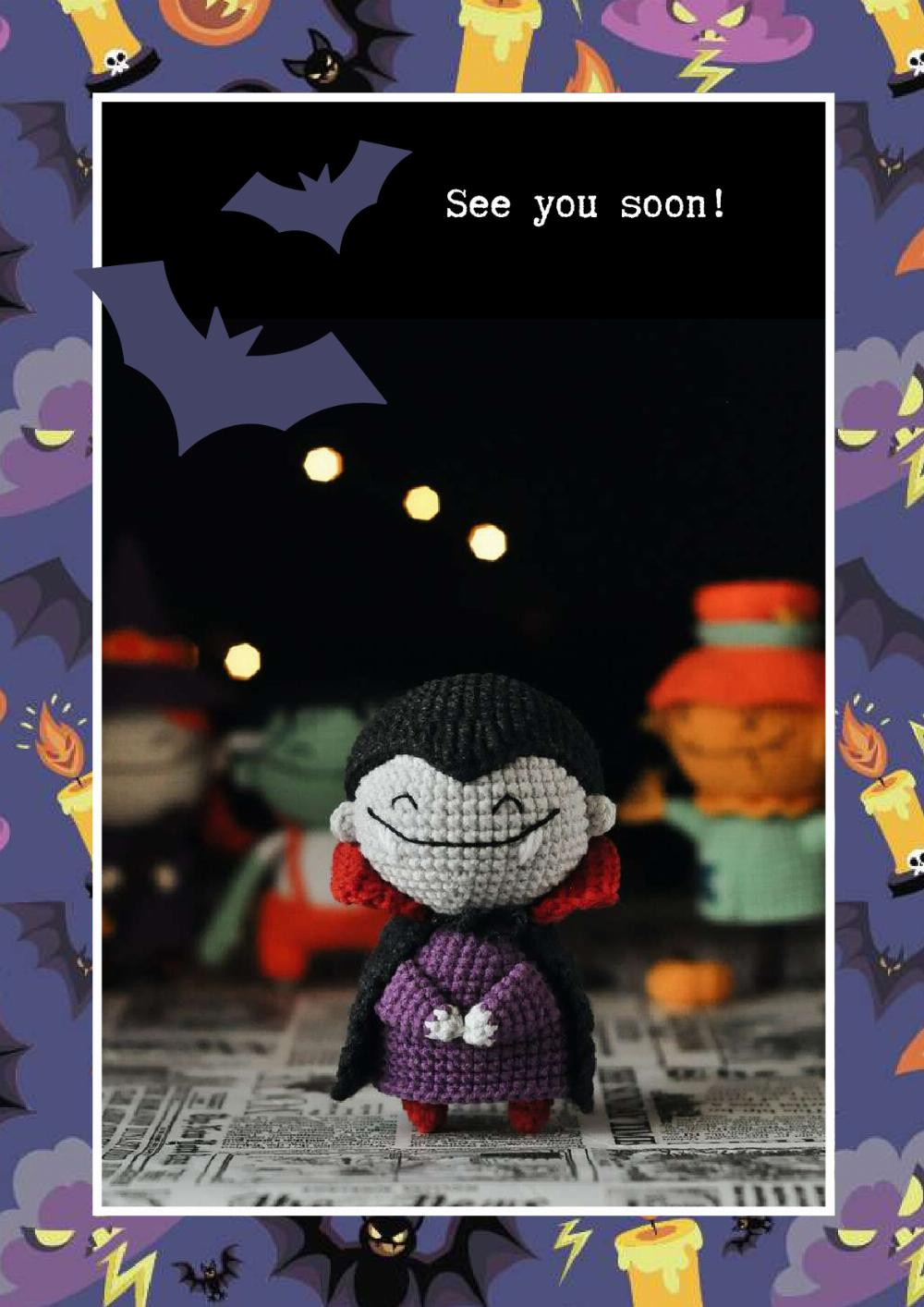 VAMPIRE Crochet toy pattern