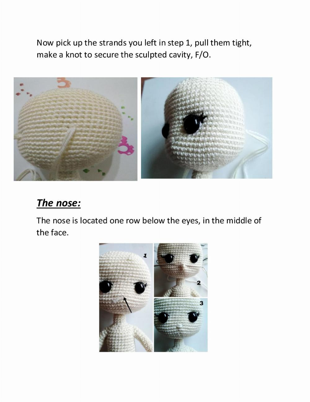 Wednesday amigurumi crochet pattern