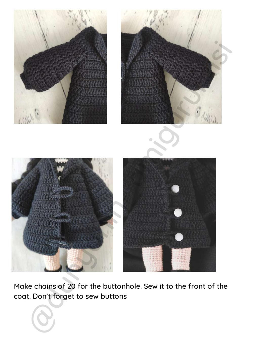 wednesday crochet pattern and coats