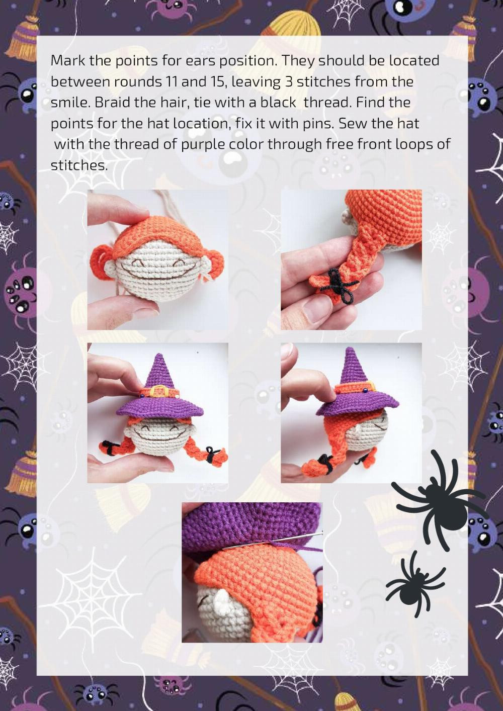 WITCH Crochet toy pattern