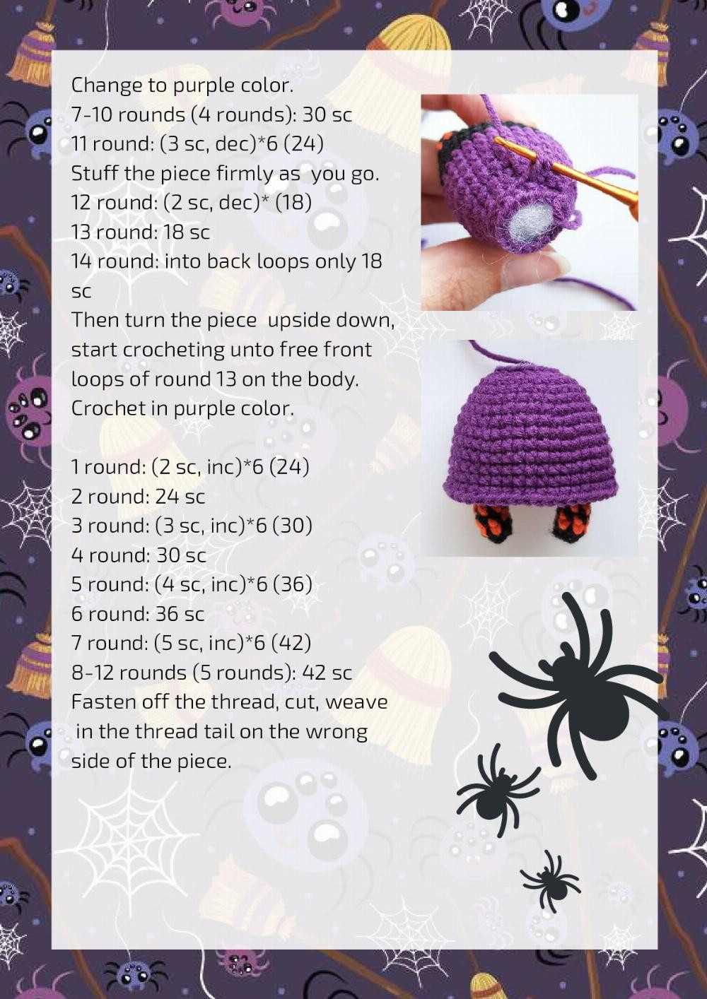 WITCH Crochet toy pattern