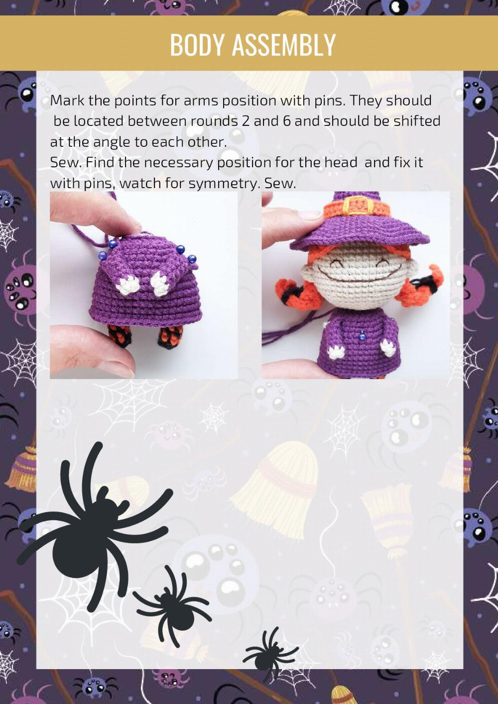 WITCH Crochet toy pattern