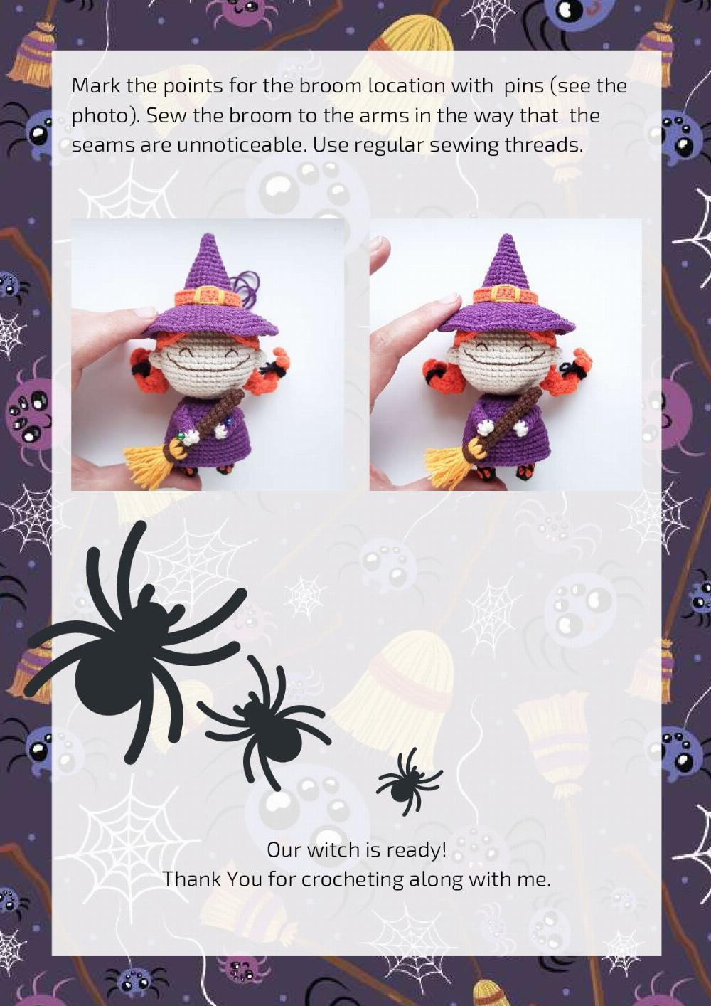 WITCH Crochet toy pattern