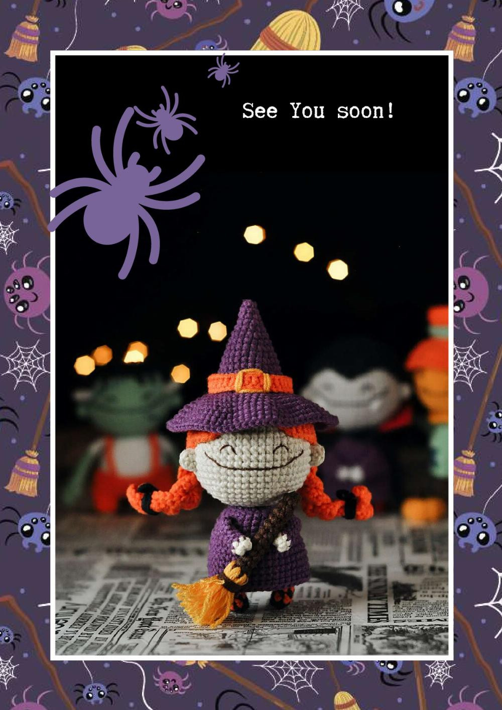 WITCH Crochet toy pattern