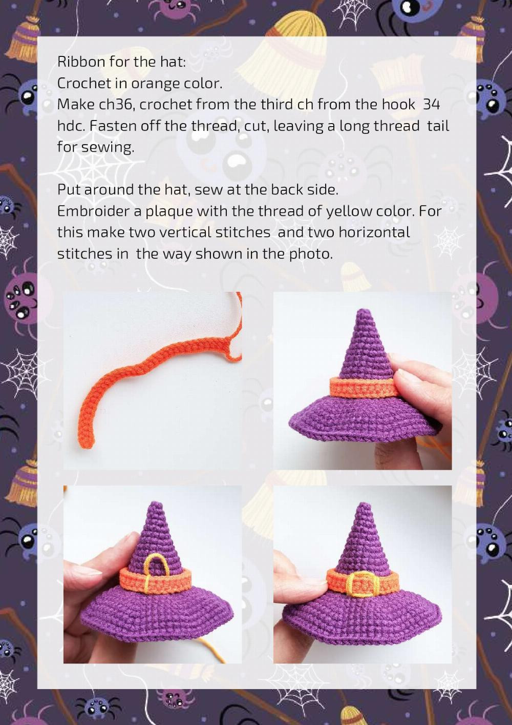 WITCH Crochet toy pattern