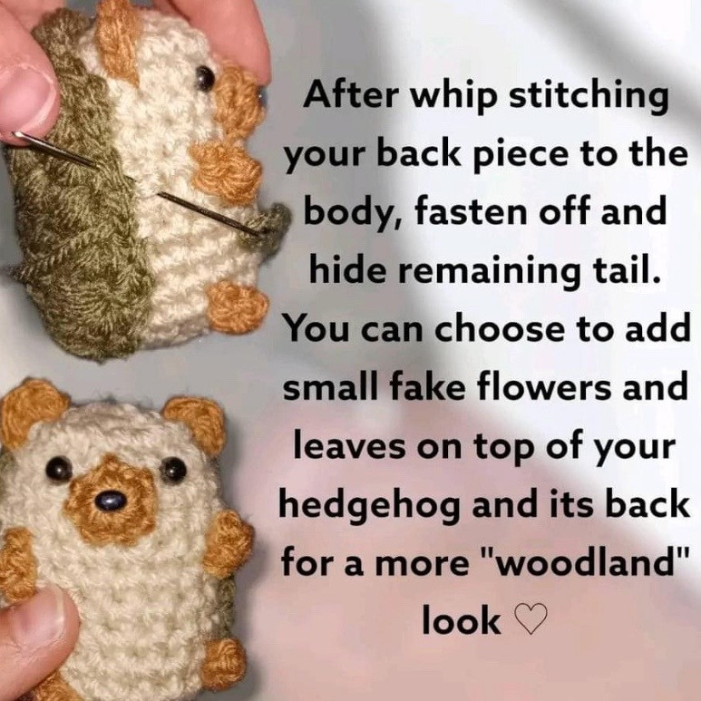 woodland hedgehog pattern
