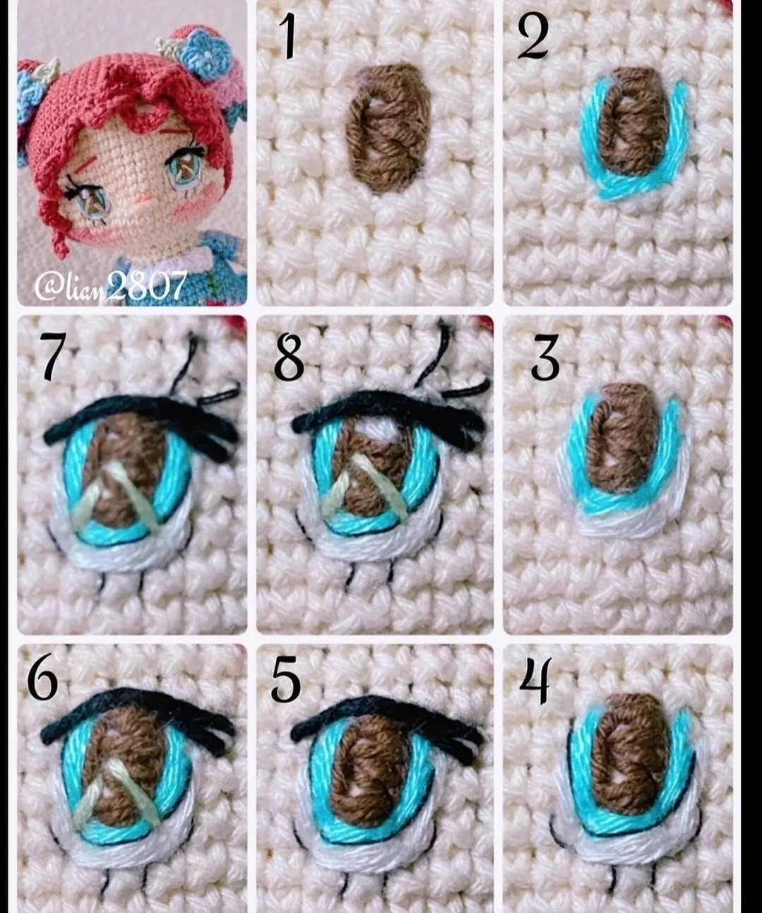 10 eye crochet patterns