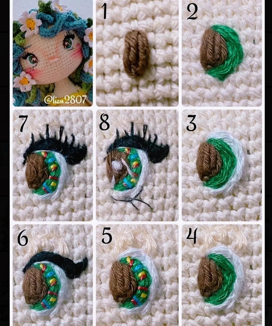 10 eye crochet patterns