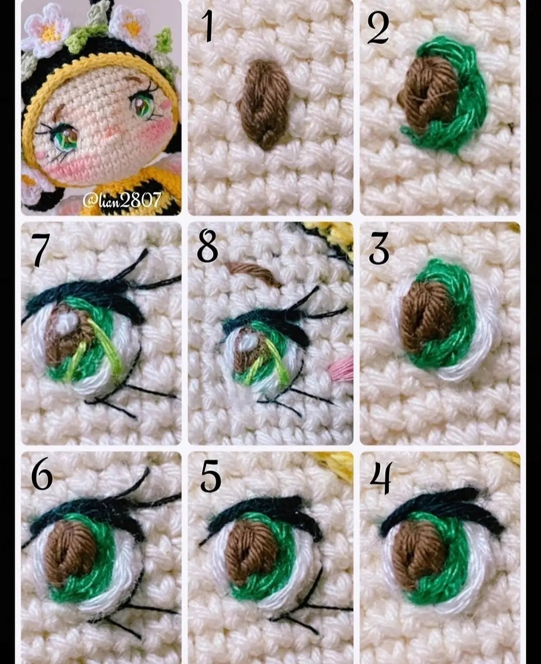 10 eye crochet patterns