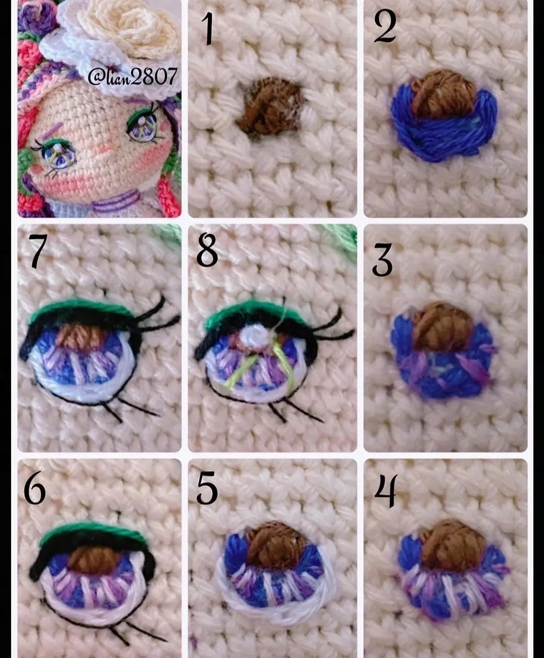 10 eye crochet patterns