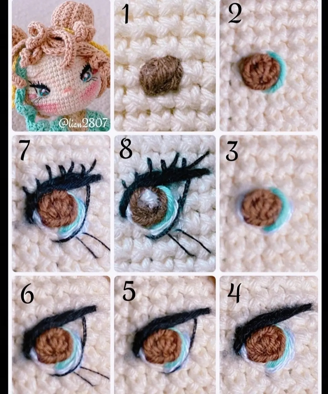 10 eye crochet patterns