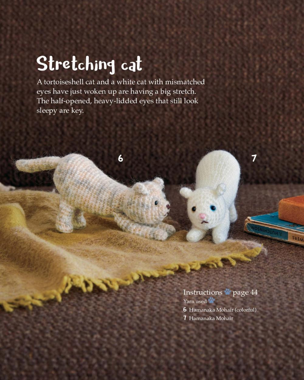 AMIGURUMI CATS Crochet Sweet Kitties the Japanese Way BOUTIQUE-SHA TUTTL E Publishing Tokyo Rutland