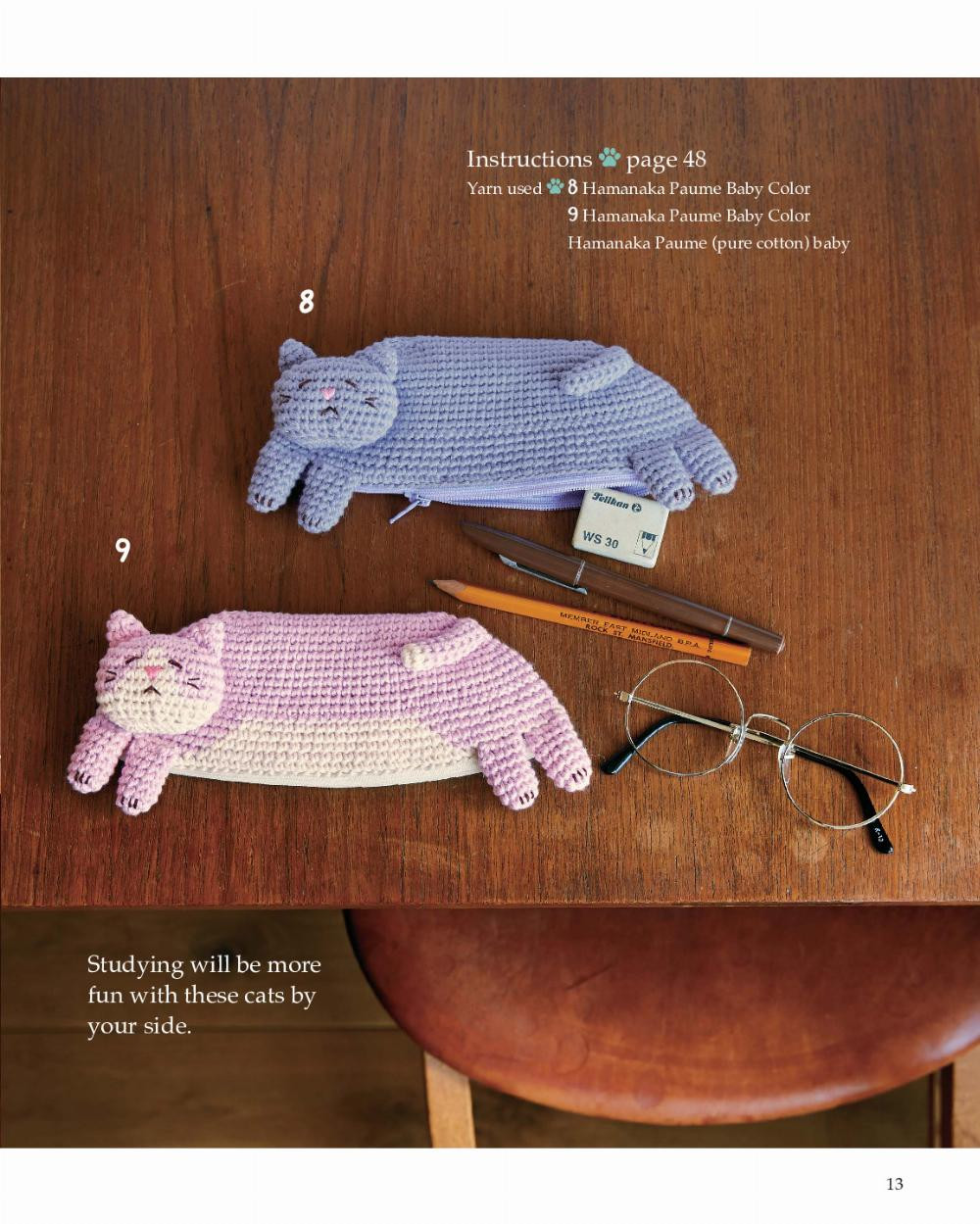 AMIGURUMI CATS Crochet Sweet Kitties the Japanese Way BOUTIQUE-SHA TUTTL E Publishing Tokyo Rutland