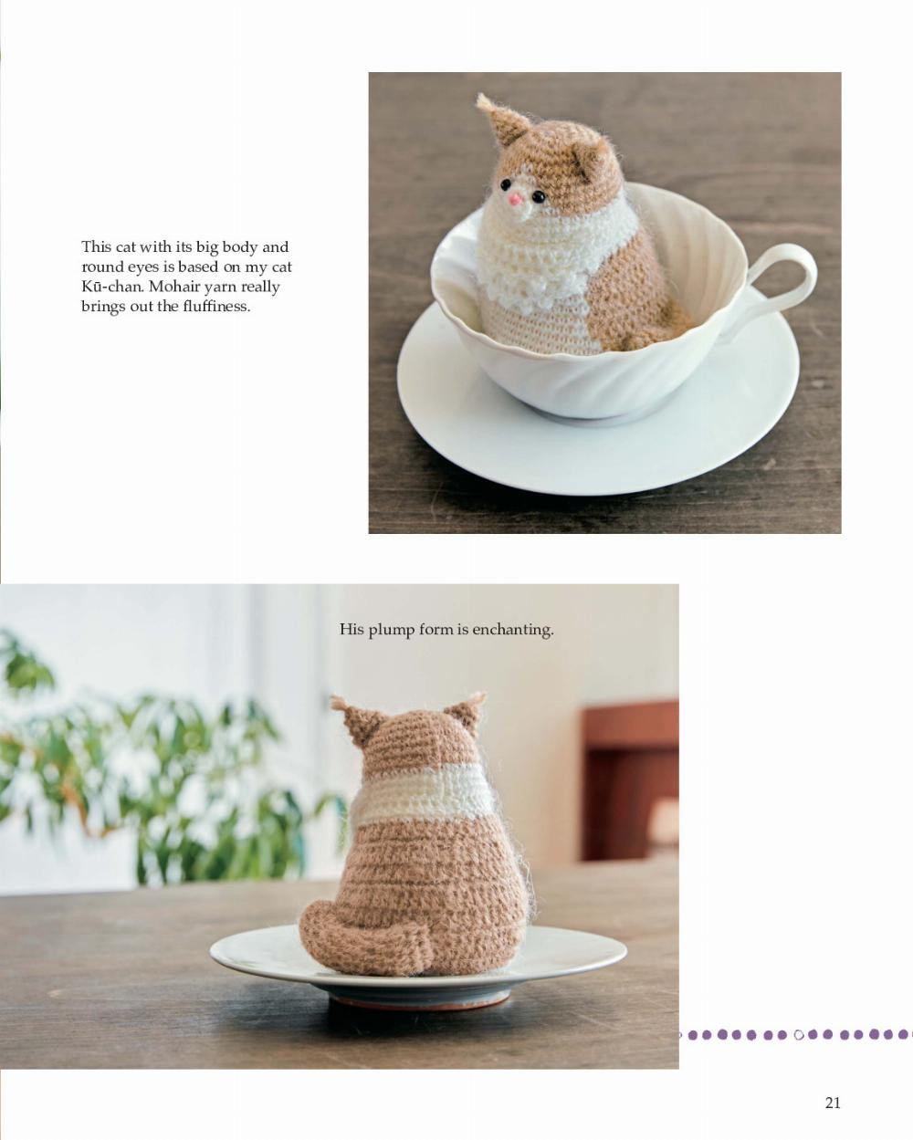 AMIGURUMI CATS Crochet Sweet Kitties the Japanese Way BOUTIQUE-SHA TUTTL E Publishing Tokyo Rutland