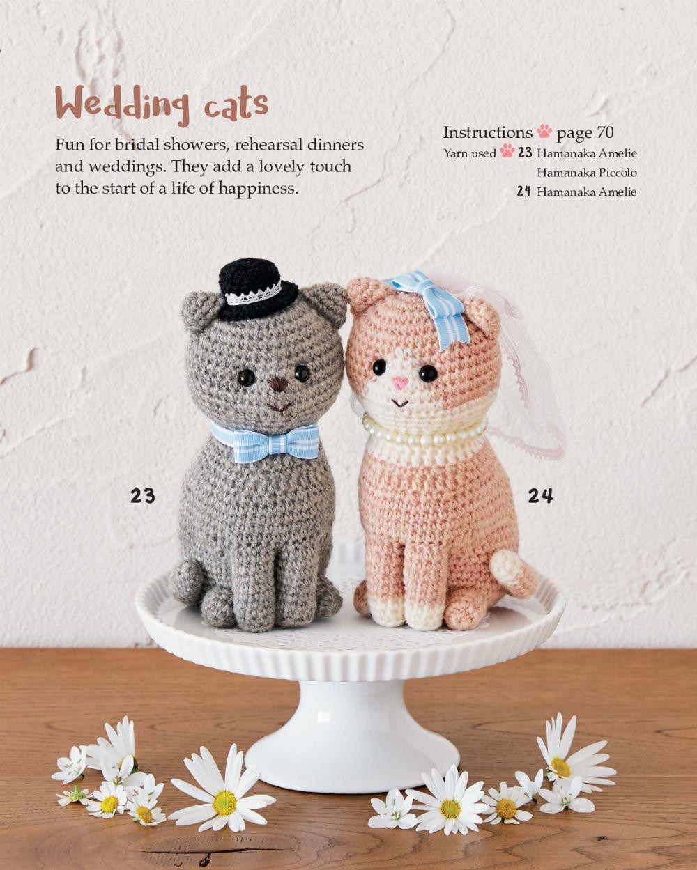 AMIGURUMI CATS Crochet Sweet Kitties the Japanese Way BOUTIQUE-SHA TUTTL E Publishing Tokyo Rutland