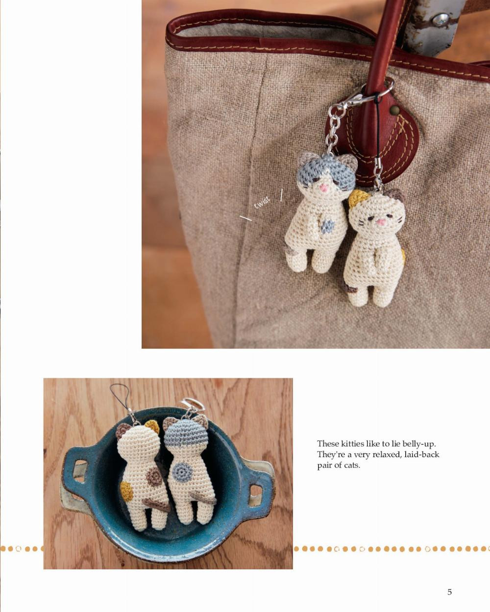 AMIGURUMI CATS Crochet Sweet Kitties the Japanese Way BOUTIQUE-SHA TUTTL E Publishing Tokyo Rutland