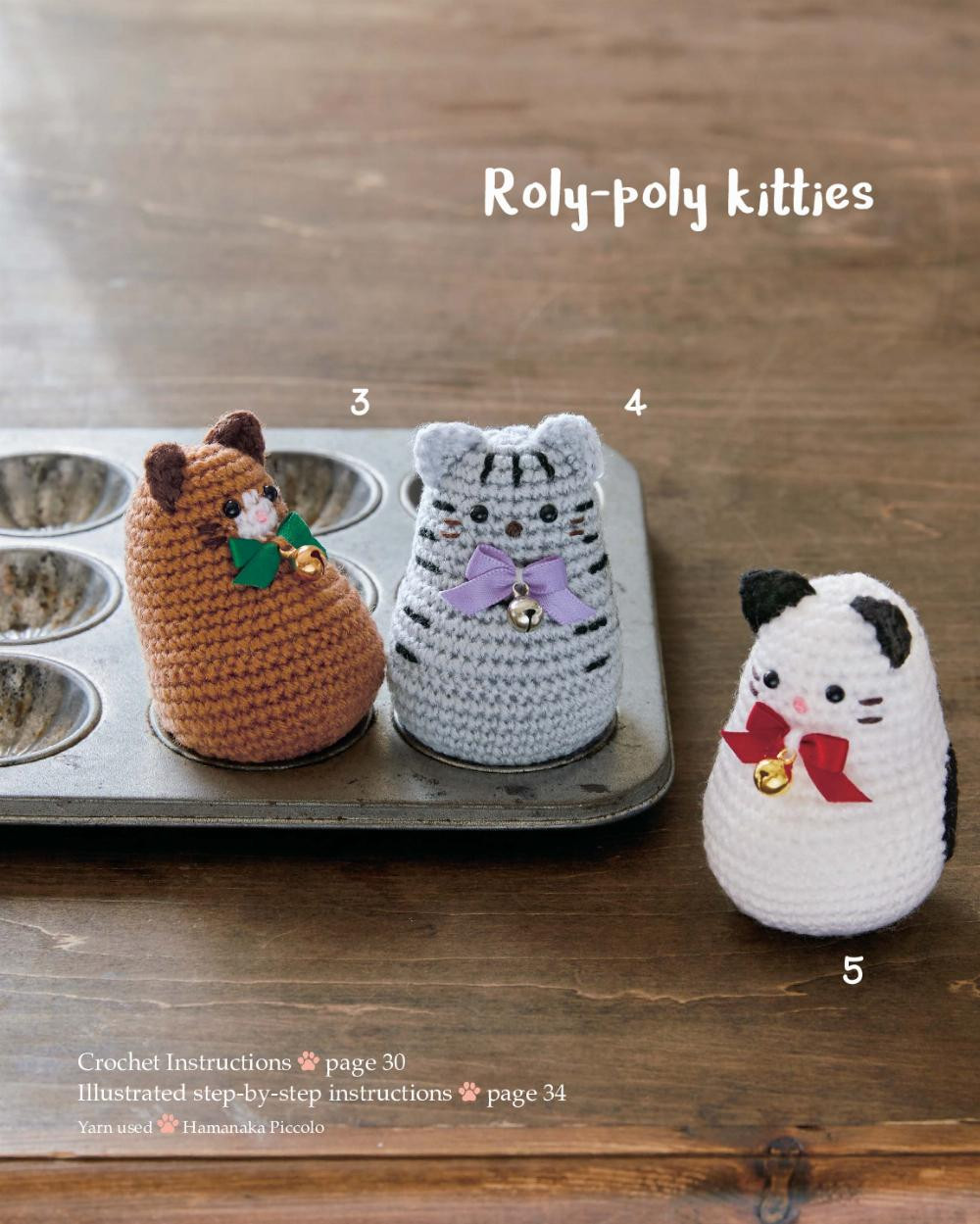 AMIGURUMI CATS Crochet Sweet Kitties the Japanese Way BOUTIQUE-SHA TUTTL E Publishing Tokyo Rutland