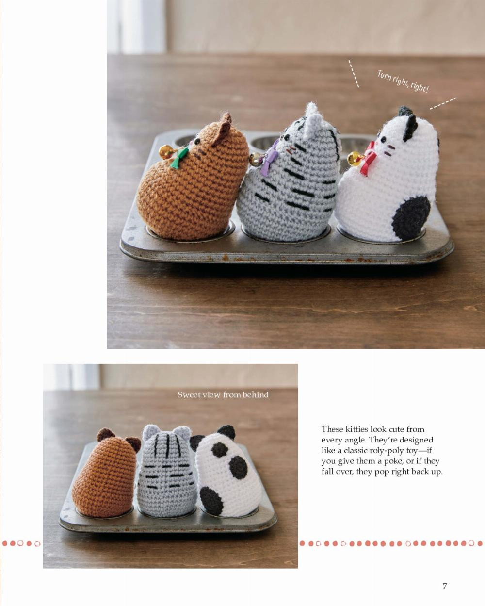 AMIGURUMI CATS Crochet Sweet Kitties the Japanese Way BOUTIQUE-SHA TUTTL E Publishing Tokyo Rutland