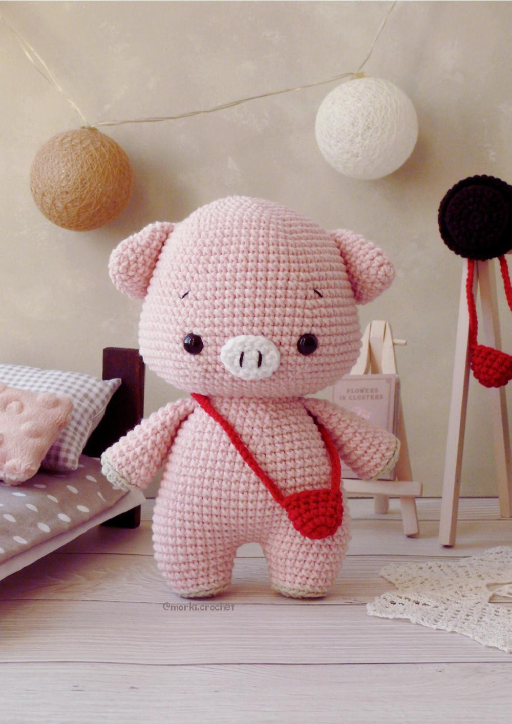 AMIGURUMI Helen the pig CROCHET PATTERN