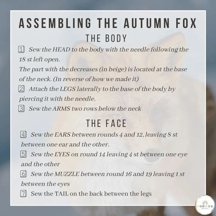 autumn fox free pattern
