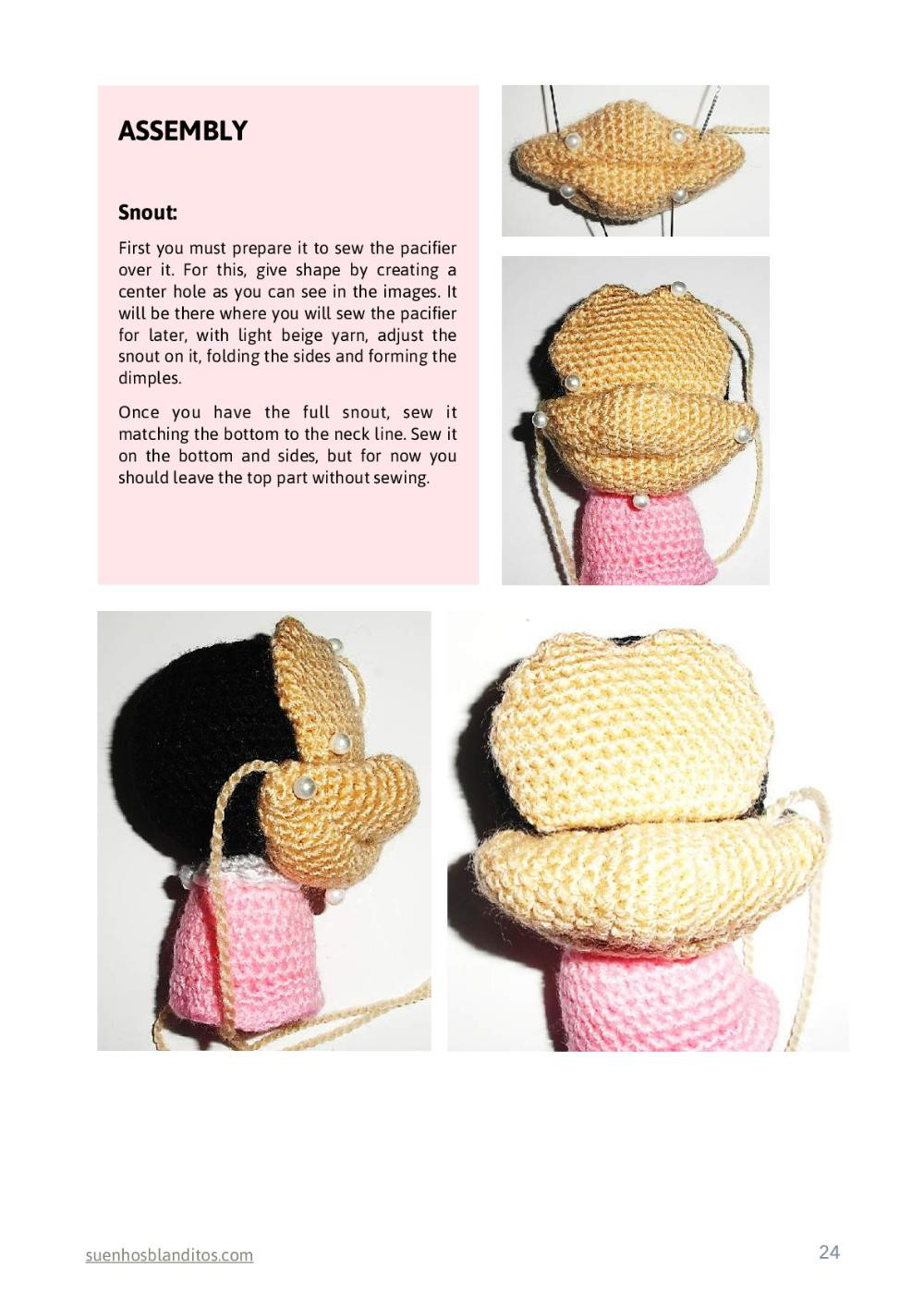 baby disney 6 amigurumi patterns, baby mickey, baby minnie, baby donald, baby daisy, baby pluto, baby goofy,