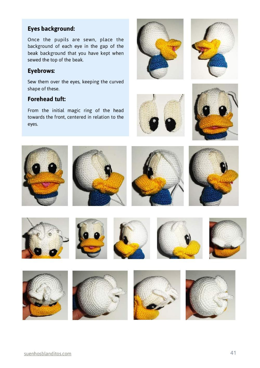 baby disney 6 amigurumi patterns, baby mickey, baby minnie, baby donald, baby daisy, baby pluto, baby goofy,