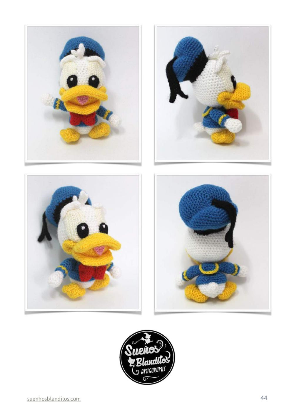 baby disney 6 amigurumi patterns, baby mickey, baby minnie, baby donald, baby daisy, baby pluto, baby goofy,