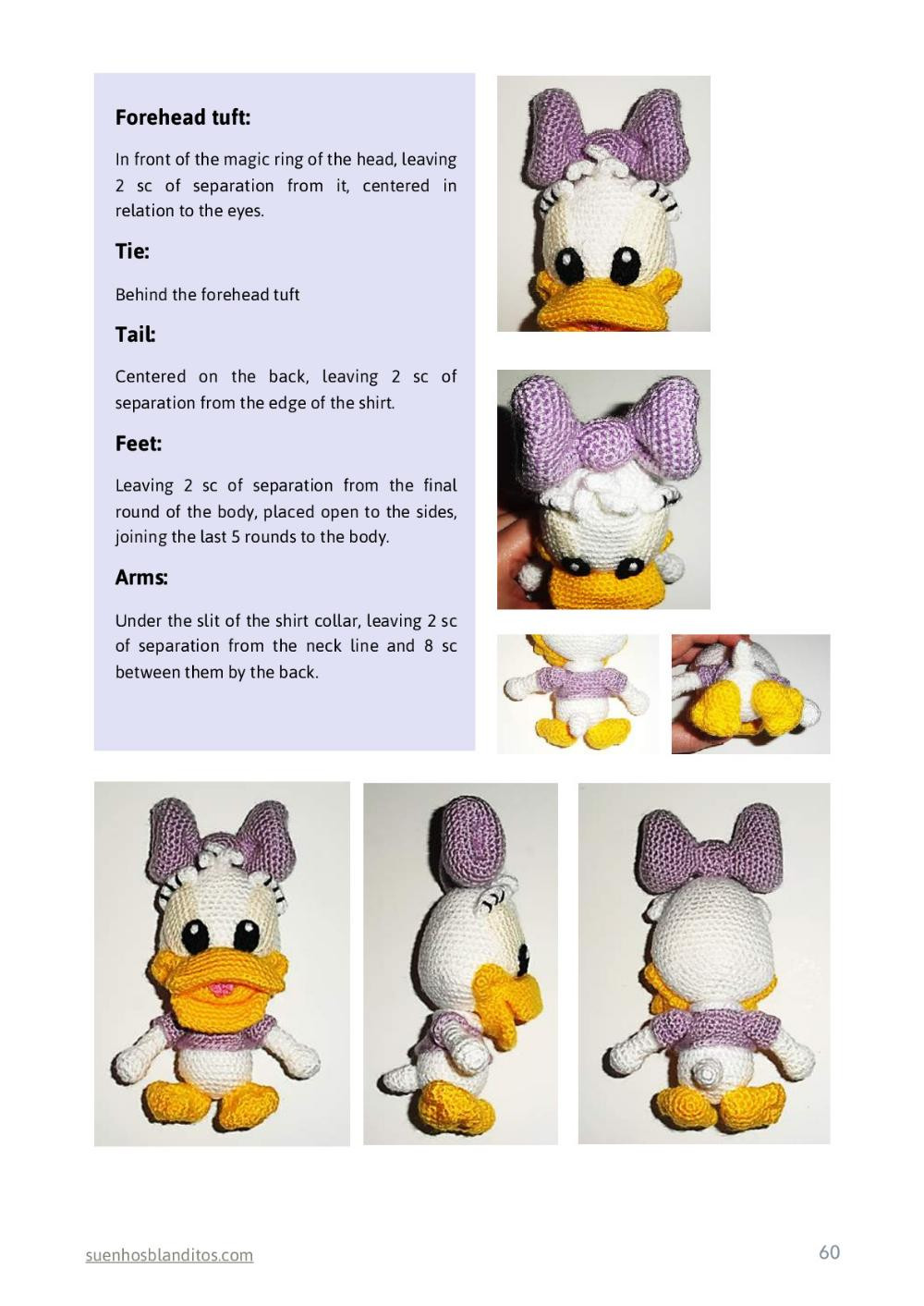 baby disney 6 amigurumi patterns, baby mickey, baby minnie, baby donald, baby daisy, baby pluto, baby goofy,