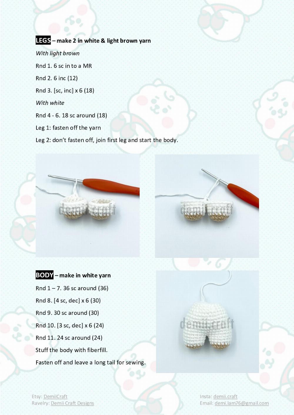 BABY RJ CROCHET PATTERN