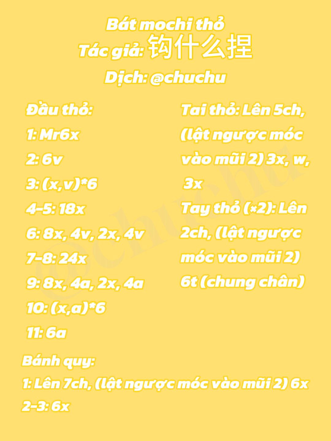 Chart: Bát mochi thỏ🐱