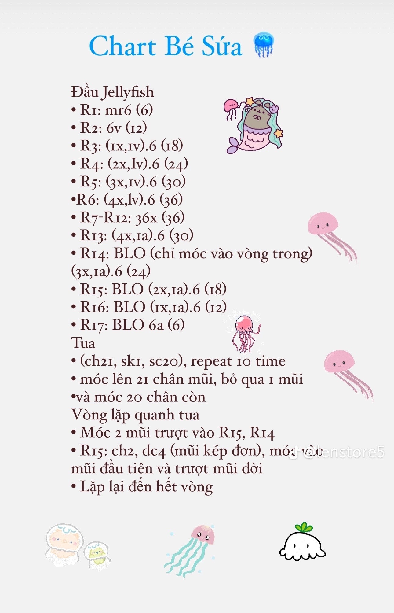 chart bé sứa