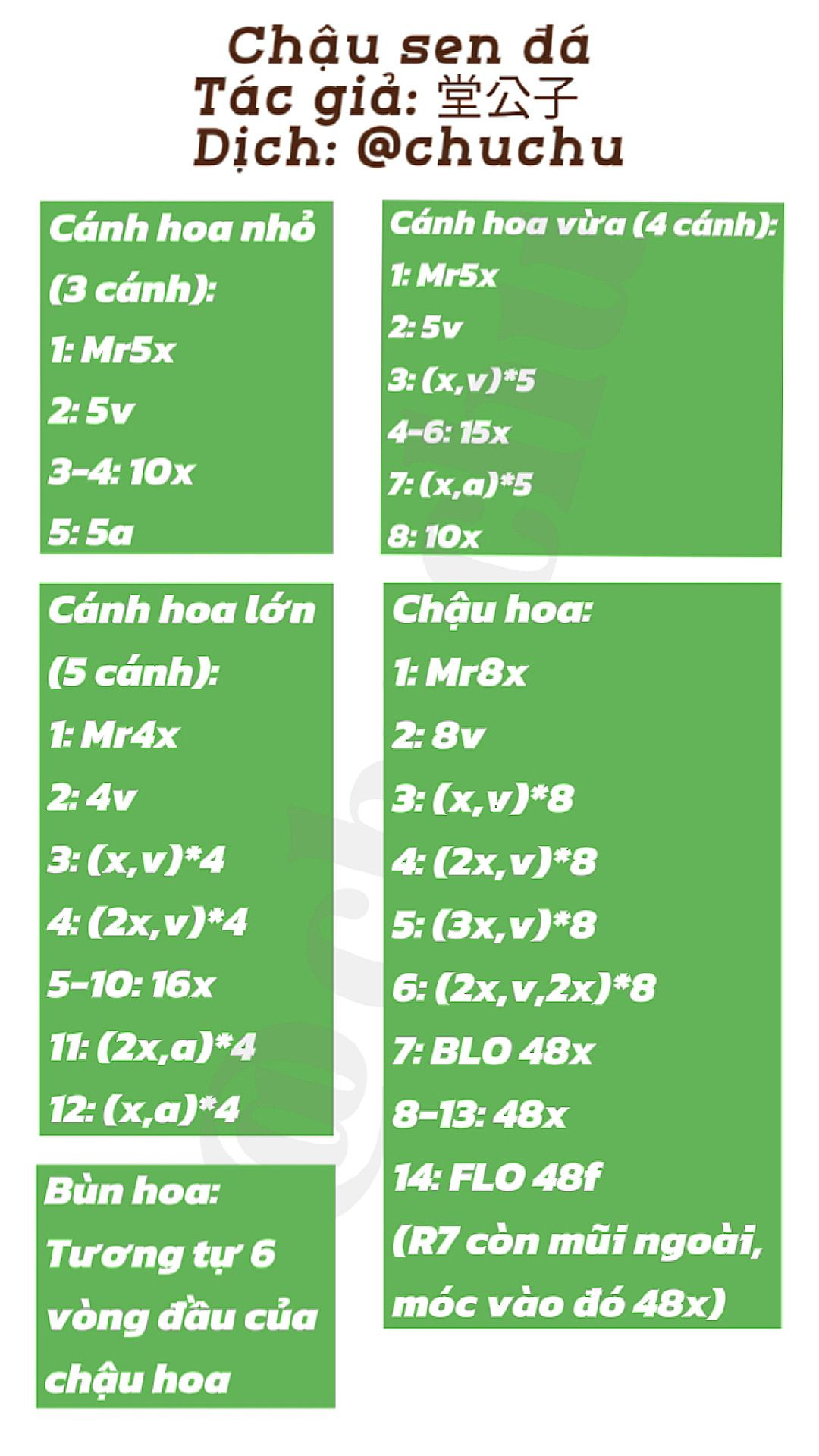 Chart Chậu sen đá